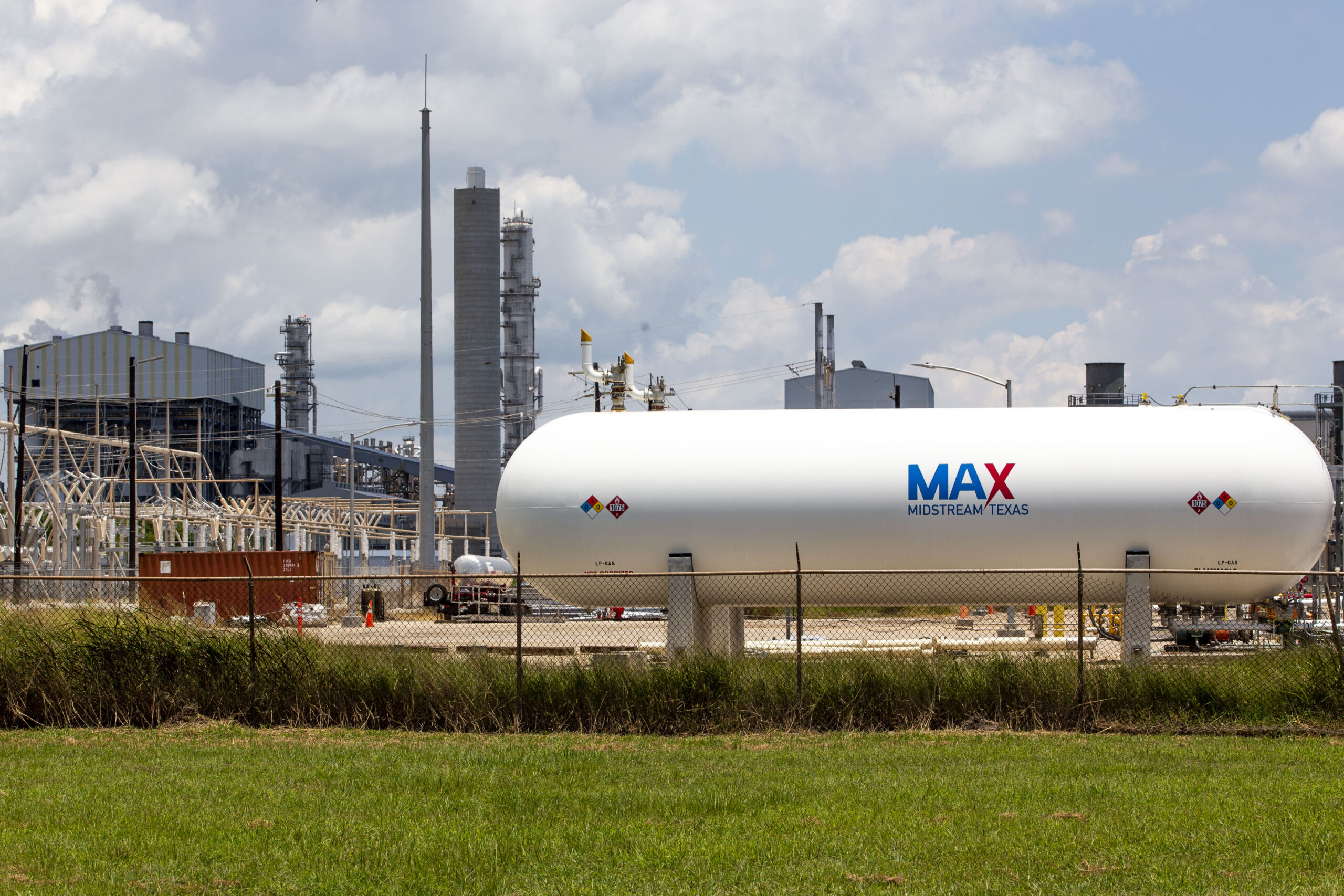 Max Midstream’s Seahawk oil terminal at the Port of Calhoun County seen on Wednesday June 7, 2023. Credit: Credit: Dylan Baddour/Inside Climate News